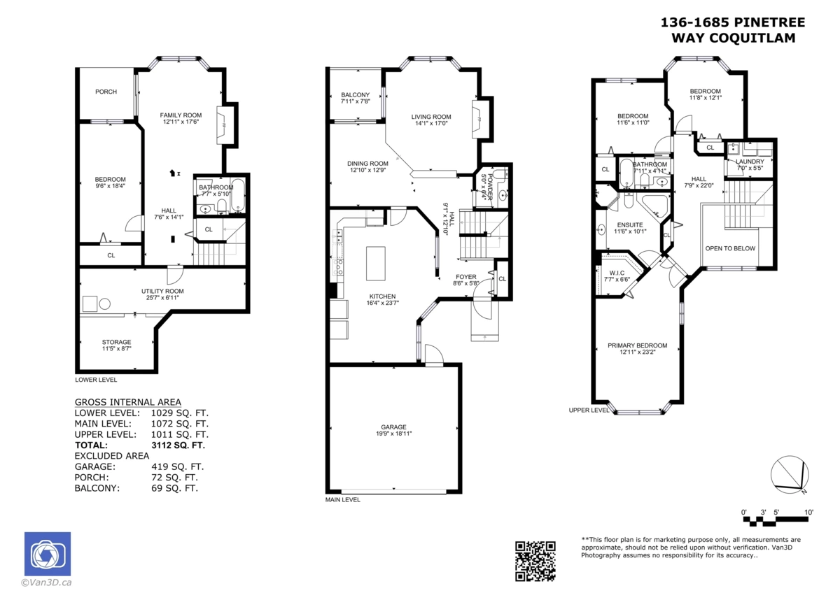 Playground / Recreational Area Near 136 1685 Pinetree Way, Coquitlam, BC