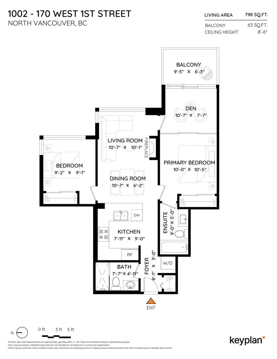 Backyard Photo of 1002 170 W 1st Street, North Vancouver, BC