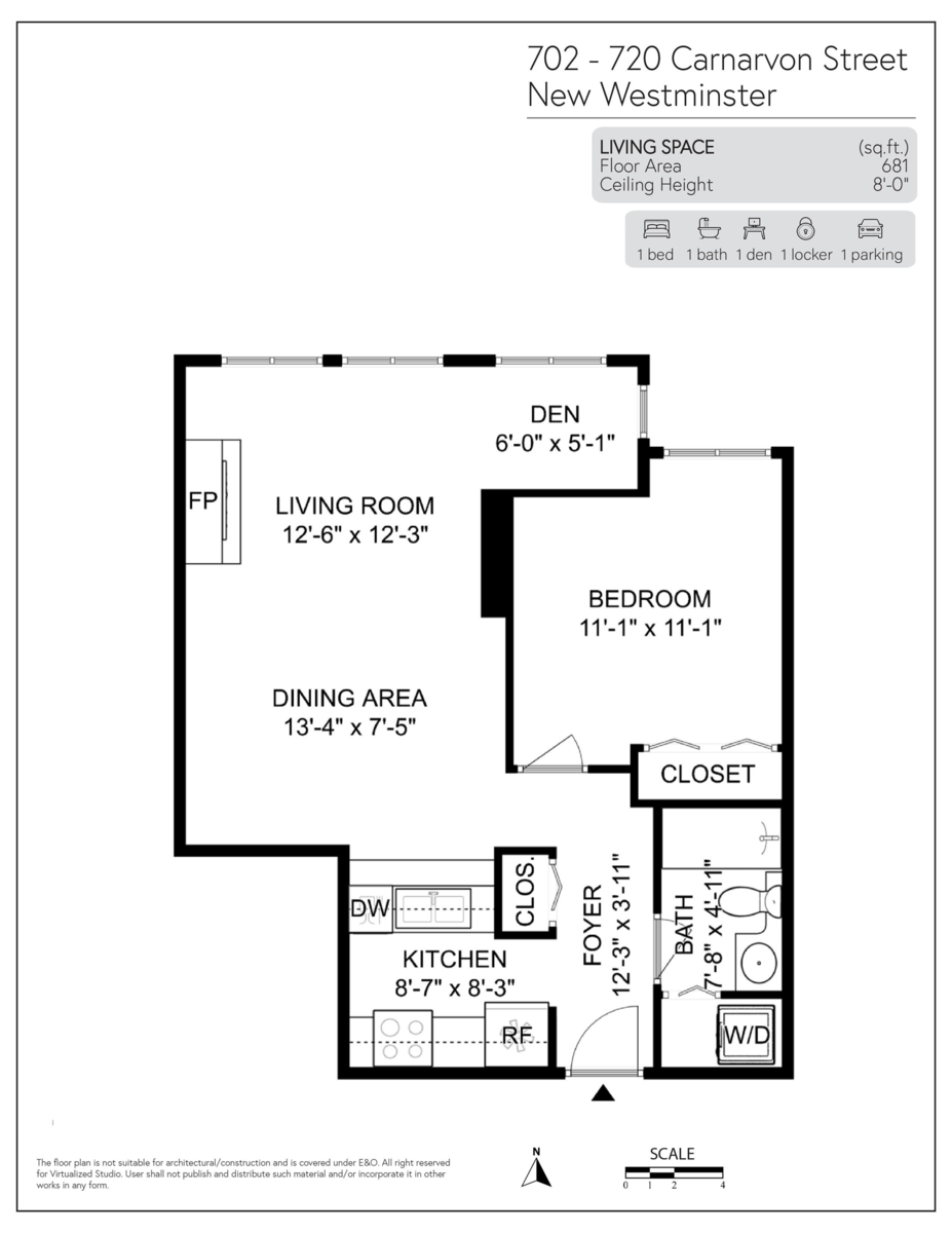 Mudroom Photo of 702 720 Carnarvon Street, New Westminster, BC
