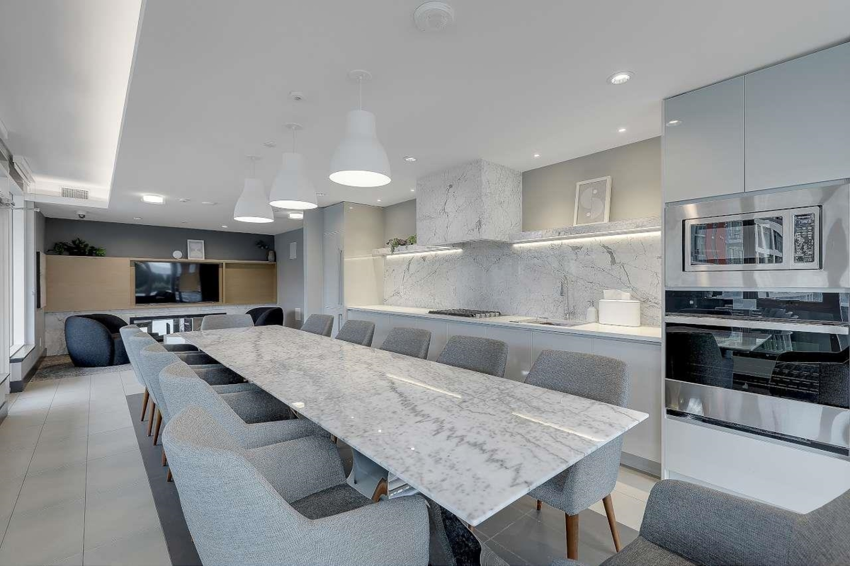 Aerial View of 1705 3438 Sawmill Crescent, Vancouver, BC