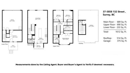 Outdoor Patio Photo of 37 5858 132 Street, Surrey, BC