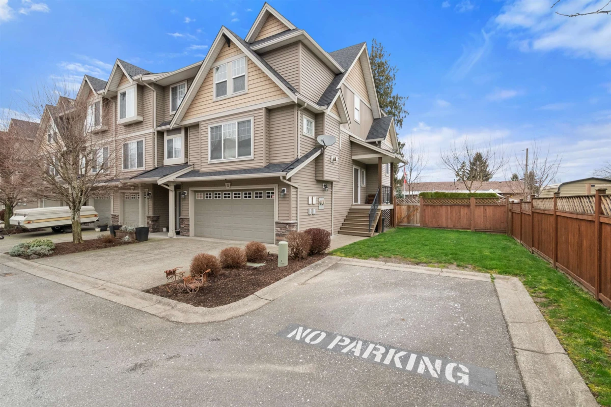 Exterior Rear Photo of 12 9232 Woodbine Street, Chilliwack, BC