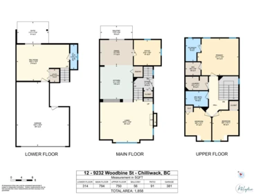 12 9232 Woodbine Street, Chilliwack, BC, Chilliwack — Townhouse for sale