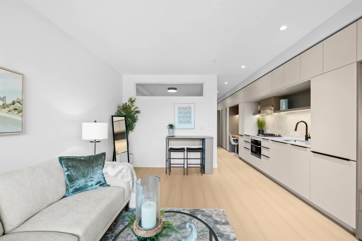 Living Room Photo of 508 2015 St. Johns Street, Port Moody, BC