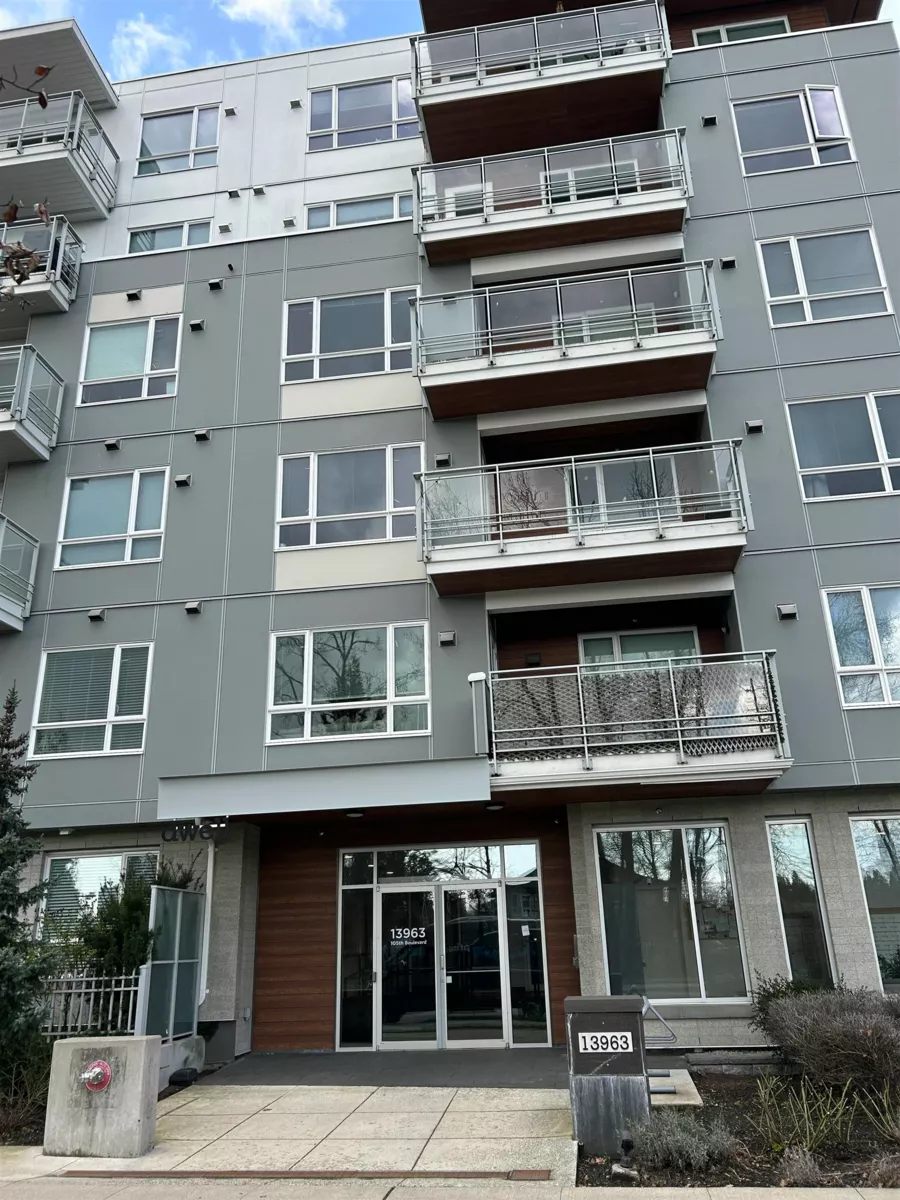 Exterior Rear Photo of 416 13963 105 Boulevard, Surrey, BC