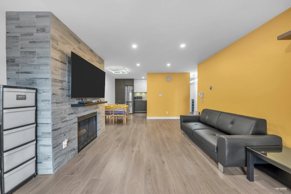 Living Room Photo of 317 8600 Ackroyd Road, Richmond, BC