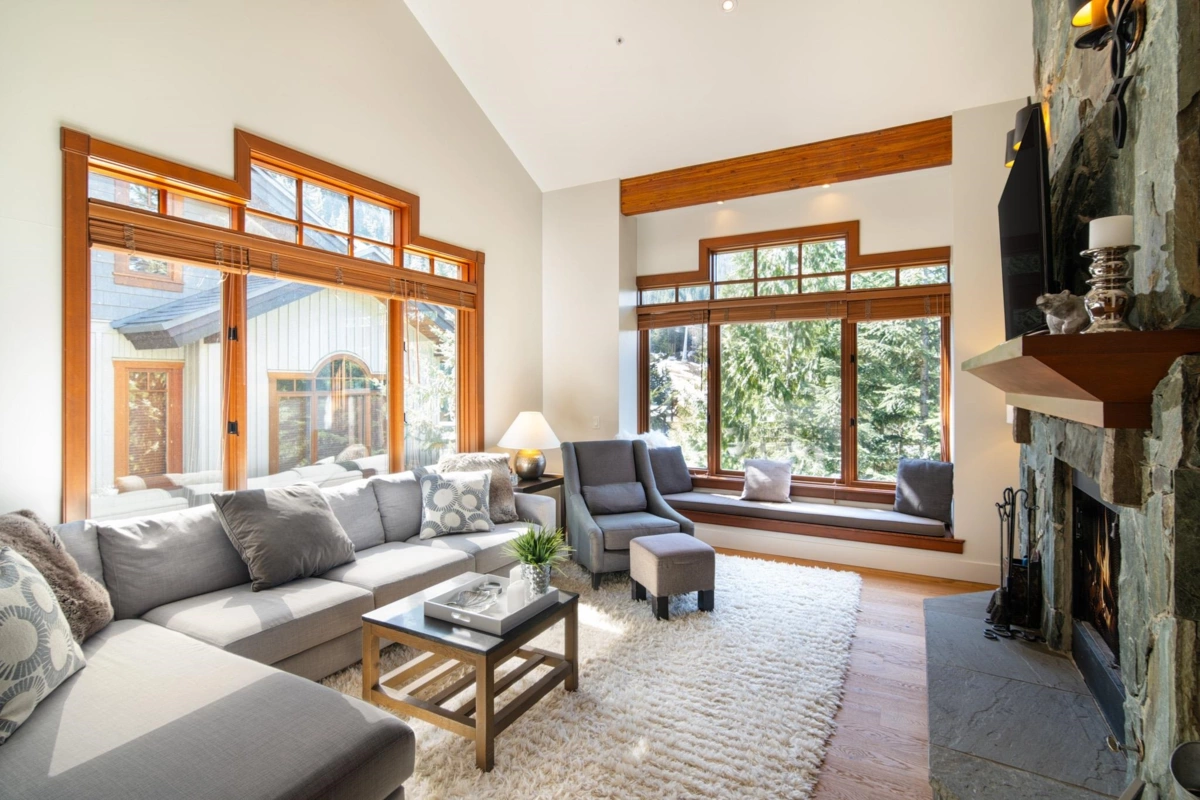 Living Room Photo of 8 2500 Taluswood Place, Whistler, BC