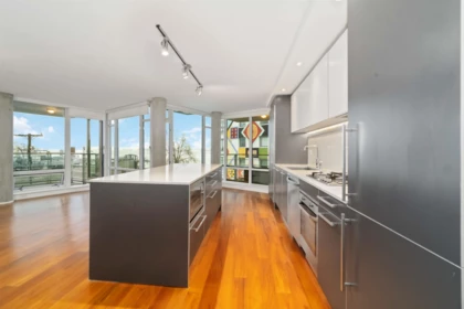 Kitchen Island Photo of 404 1762 Davie Street, Vancouver, BC