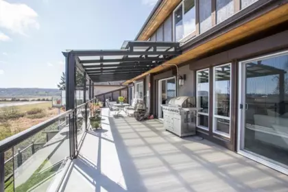 Aerial View of 5756 Goldenrod Crescent, Delta, BC