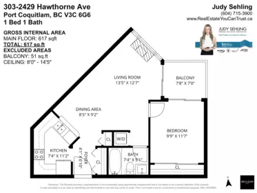 Outdoor Patio Photo of 303 2429 Hawthorne Avenue, Port Coquitlam, BC