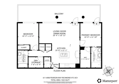 Backyard Photo of 611 6900 Pearson Way, Richmond, BC