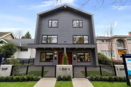 1 2541 Grant Street, Vancouver, BC, Vancouver — Townhouse for sale