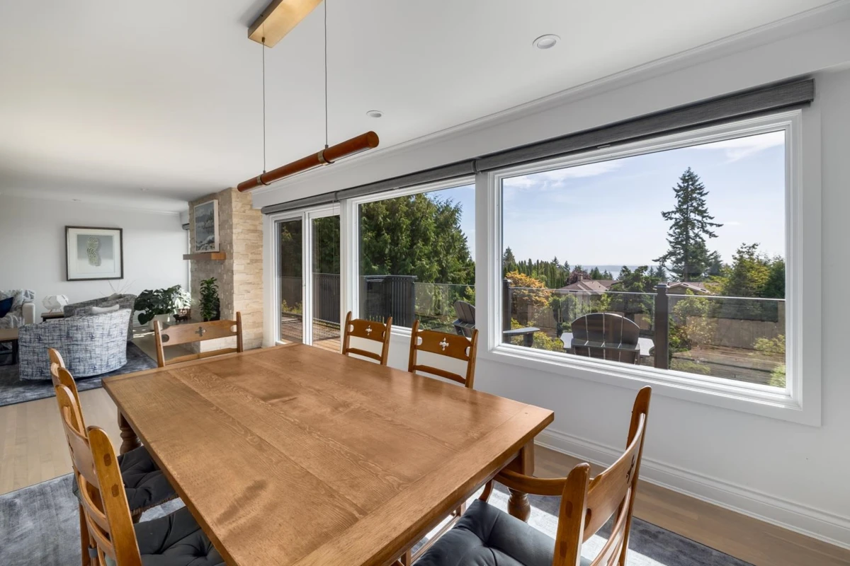 Dining Area Photo of 4615 Woodgreen Drive, West Vancouver, BC