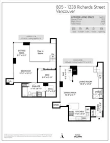Street View Photo of 805 1238 Richards Street, Vancouver, BC
