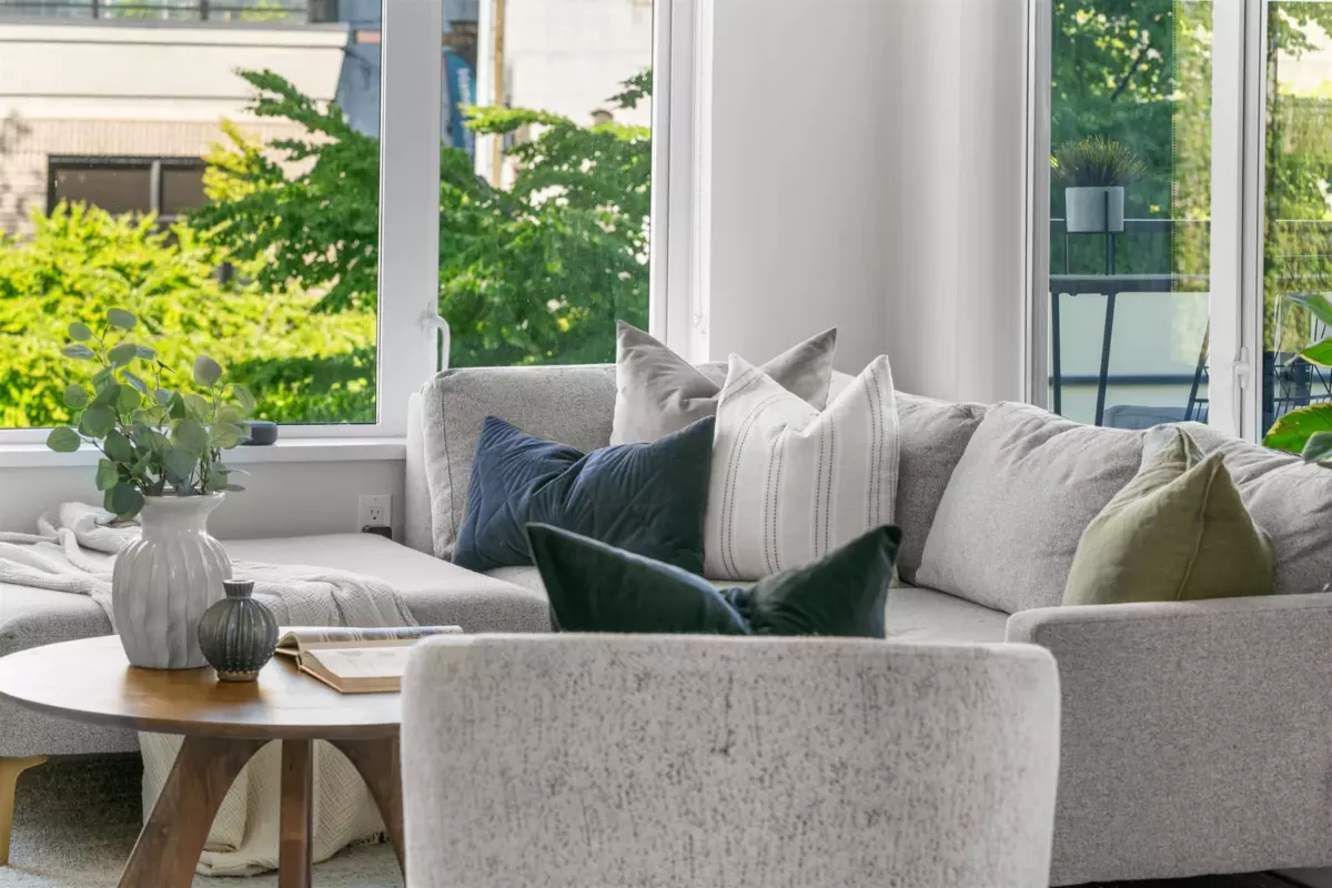 Living Room Photo of 301 123 W 1st Street, North Vancouver, BC