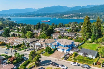 Aerial View of 7287 Pandora Street, Burnaby, BC