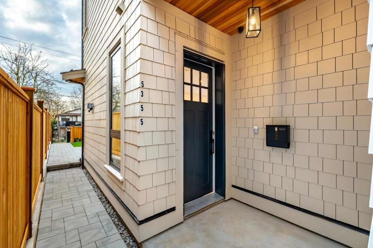 Exterior Rear Photo of 2 5355 Inverness Street, Vancouver, BC