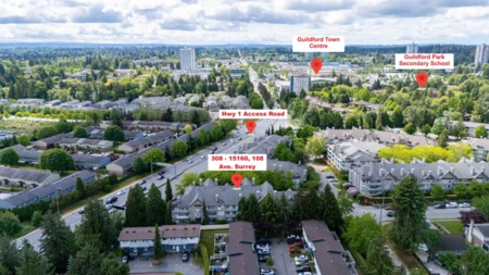 Front Yard Photo of 308 15160 108 Avenue, Surrey, BC
