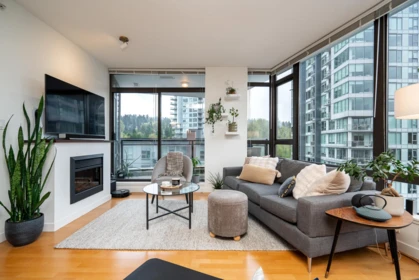 Kitchen Island Photo of 504 400 Capilano Road, Port Moody, BC