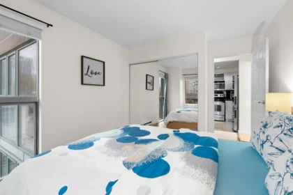 Bedroom 3 Photo of 506 907 Beach Avenue, Vancouver, BC