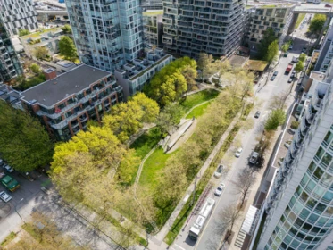 Outdoor Deck Photo of 506 907 Beach Avenue, Vancouver, BC
