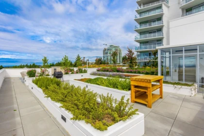 Outdoor Patio Photo of 314 1342 Johnston Street, White Rock, BC