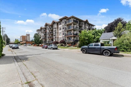 Aerial View of 410 46021 Second Avenue, Chilliwack, BC