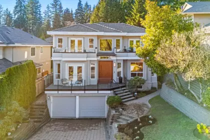 Aerial View of 1725 Orkney Place, North Vancouver, BC