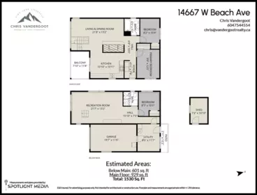 Street View Photo of 14667 W Beach Avenue, White Rock, BC