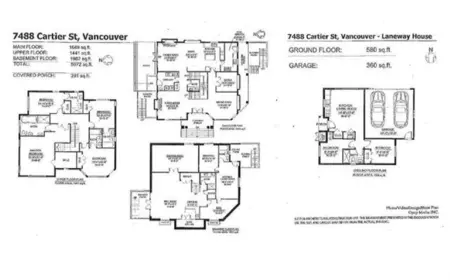 Basement Recreation Room Photo of 7488 Cartier Street, Vancouver, BC