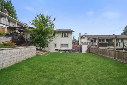 Aerial View of 1071 Spar Drive, Coquitlam, BC