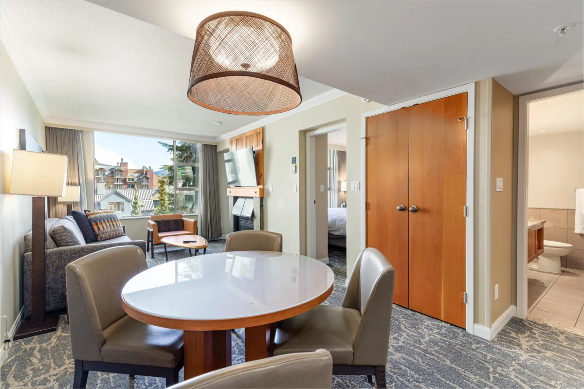 Dining Area Photo of 487 4090 Whistler Way, Whistler, BC