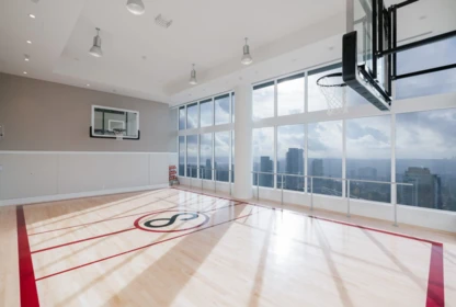Aerial View of 903 567 Clarke Road, Coquitlam, BC