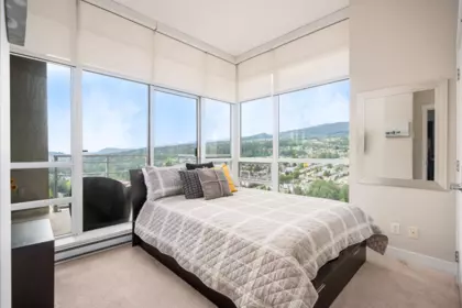 Bedroom 3 Photo of 3401 2968 Glen Drive, Coquitlam, BC