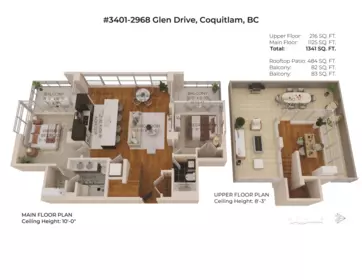 Community Amenities Photo (Clubhouse) of 3401 2968 Glen Drive, Coquitlam, BC