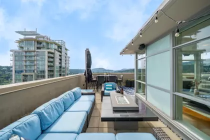 Outdoor Patio Photo of 3401 2968 Glen Drive, Coquitlam, BC