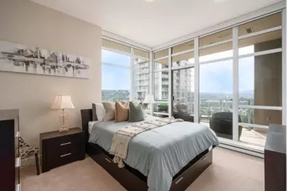 Primary Bedroom Photo of 3401 2968 Glen Drive, Coquitlam, BC
