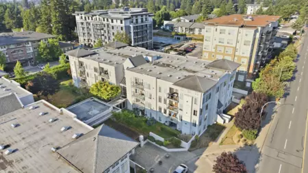 Aerial View of 213 32085 George Ferguson Way, Abbotsford, BC