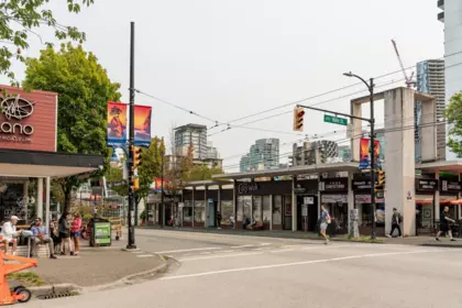 Outdoor Deck Photo of 405 1816 Haro Street, Vancouver, BC