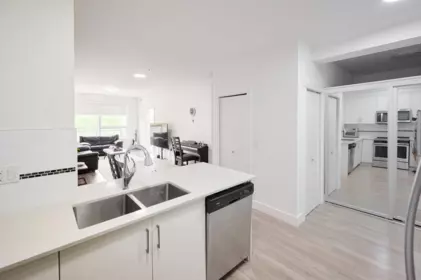 Kitchen Island Photo of 305 22577 Royal Crescent, Maple Ridge, BC