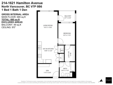Loft / Bonus Room Photo of 214 1621 Hamilton Avenue, North Vancouver, BC