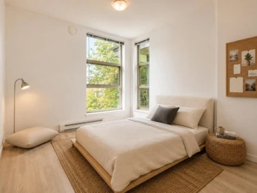 Living Room Photo of 408 9319 University Crescent, Burnaby, BC
