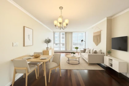 Family Room Photo of 1002 1201 Marinaside Crescent, Vancouver, BC