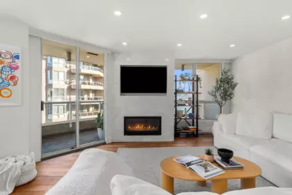 Living Room Photo of 1704 1245 Quayside Drive, New Westminster, BC