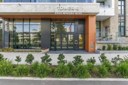 Exterior Rear Photo of 527 6300 Minoru Boulevard, Richmond, BC