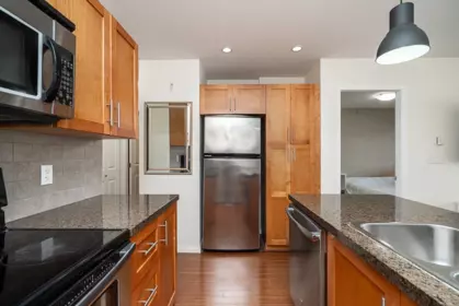 Kitchen Island Photo of 306 5000 Imperial Street, Burnaby, BC