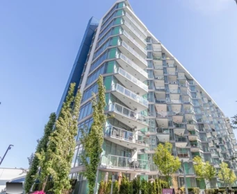 Swimming Pool Photo of 303 199 Victory Ship Way, North Vancouver, BC