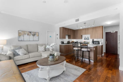 Kitchen Island Photo of 204 175 Victory Ship Way, North Vancouver, BC