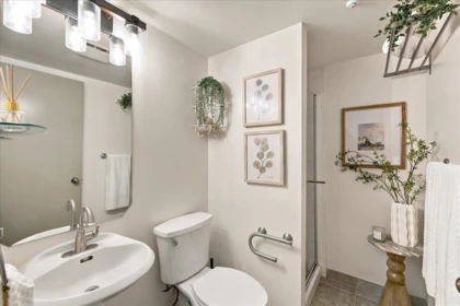Powder Room Photo of 8416 Millstone Street, Vancouver, BC