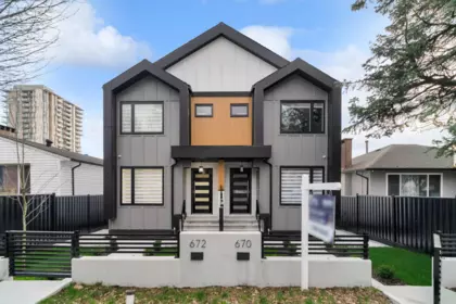 672 E 64th Avenue, Vancouver, BC, Vancouver — Half Duplex for sale